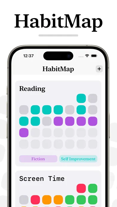 Screenshot of HabitMap